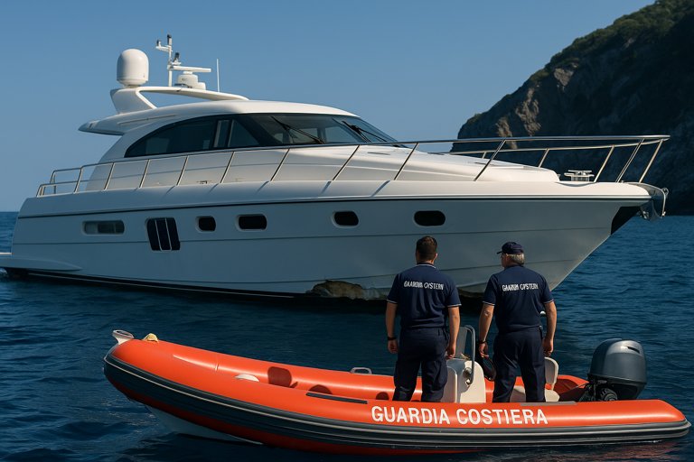 Le autorità intervengono in un incidente a uno yacht di lusso vicino a Genova e scoprono 1,5 milioni di Euro nascosti a bordo